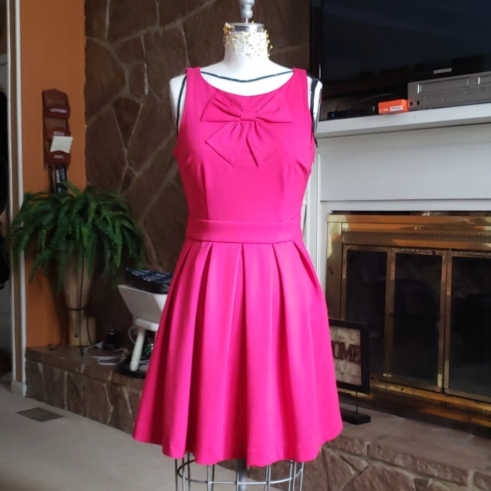 Lauren Conrad Pink Bow Dress